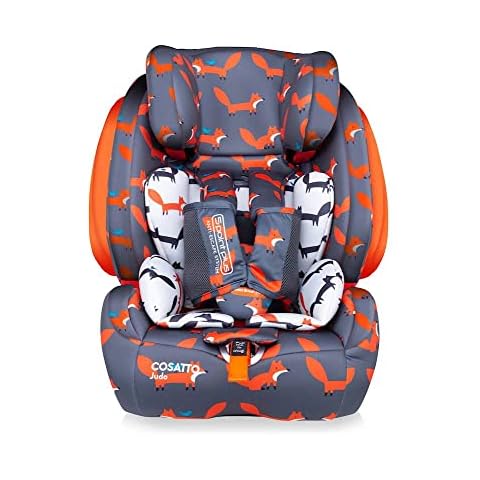 Cosatto Judo Child Car Seat - Group 1/2/3, 9-36 kg, 9 months-12 years, ISOFIX, Forward Facing, Removable Harness, Reclines (Mister Fox) Cover