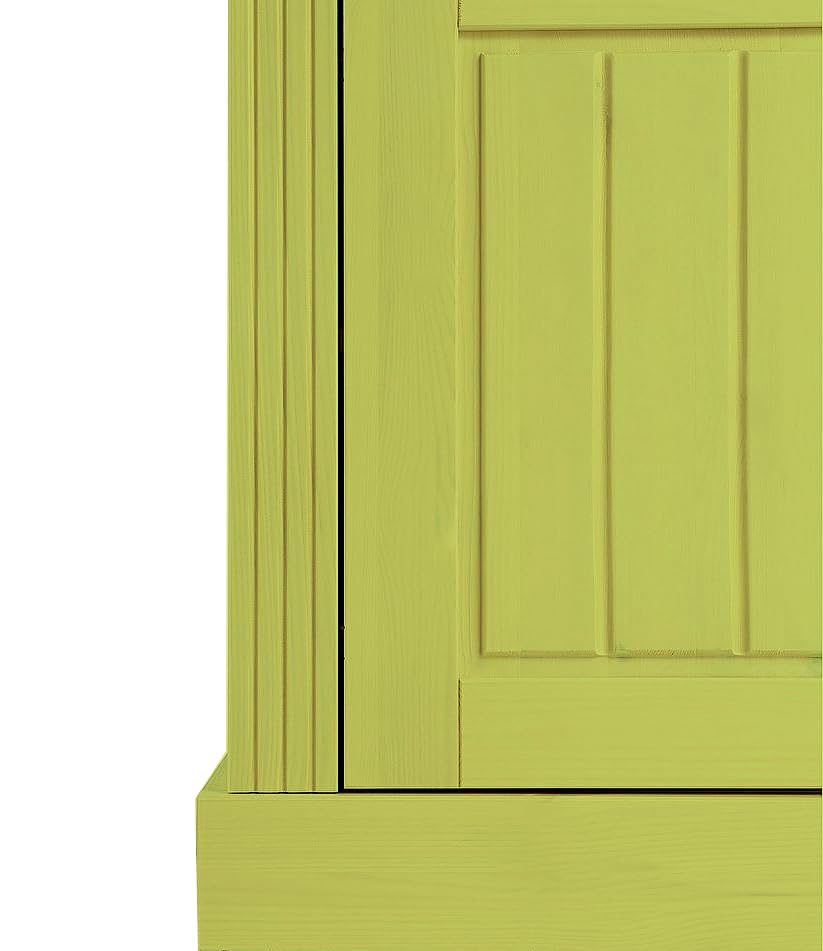 Image of APRODZ Solid Wood Alegre Sideboard Storage Cabinet for Living Room | Leafy Splendor