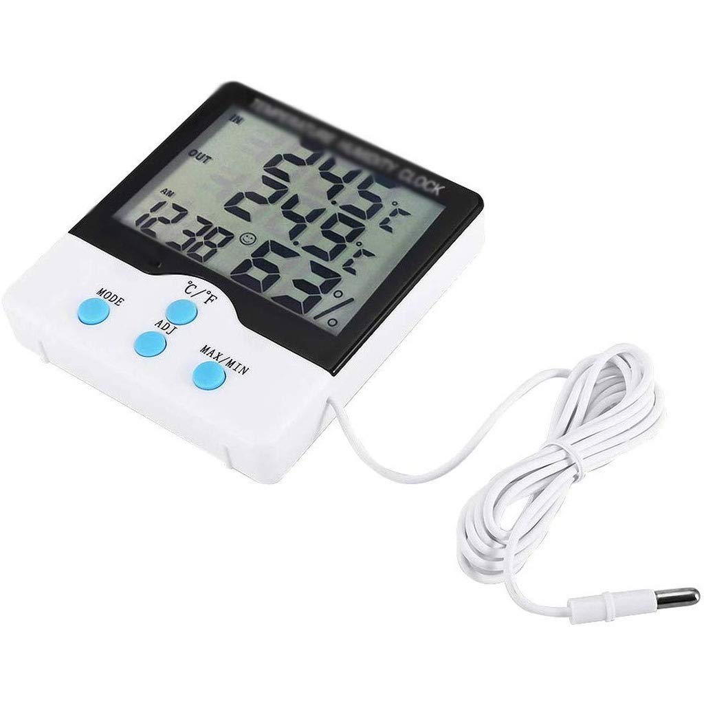 Termometr pokojowy - wewnętrzny elektroniczny miernik temperatury i wilgotności, precyzyjny termometr temperatury w pomieszczeniu domowym