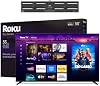 Smart TV Roku - Serie Pro de 55 pulgadas QLED RokuTV y paquete con soporte de pared para TV 2