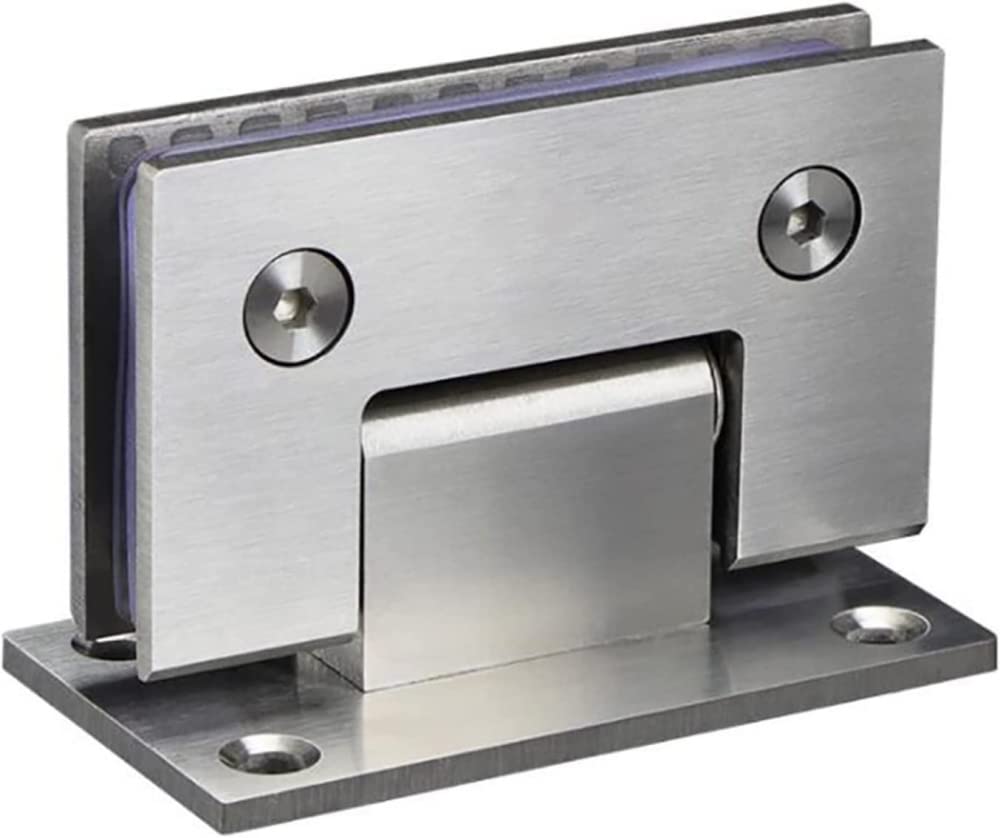 Xiazyusp One Color Stainless Steel Hinge Shower Glass Door 90 Degree