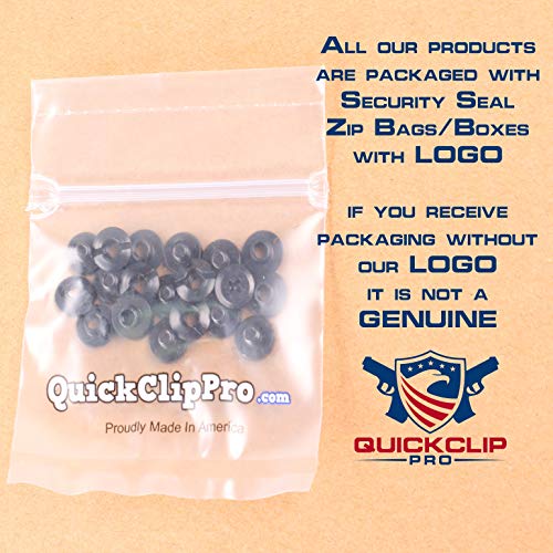 Quickclip Pro HU-XI-201 Black Chicago Screw - Thru Hole Binding Post Kit 1/8 thumb #5