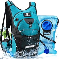 Expansea Mochila de hidratación con 3L Bolsa de Ag...: ✅【MATERIAL DE PRIMERA CALIDAD】La mochila está hecha de tela de nylon engrosada y resistente al desgaste con un cómodo tejido de forro, que es impermeable, ajustable y transpirable.Acolchado de malla suave y ligero, cómodo y transpirable, puede absorb...