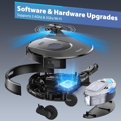 Robot Vacuum and Mop Combo with Self-Empty Base