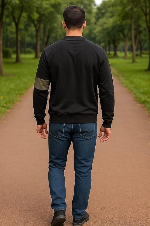 Image of Men Winter Fleece Zip Up Jacket Warm Athletic Sports Track Jacket Lightweight Running Workout Sweatshirt with Pockets