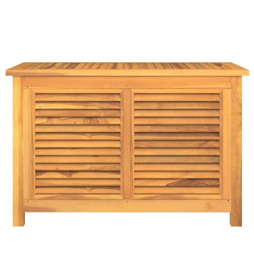 Fengshui Scatola da giardino in legno di teak, 90 x 50 x 58 cm, in legno | sacchetto in PE impermeabile, vernice a base d'acqua, molto spazio, istruzioni di montaggio incluse (lingua italiana non