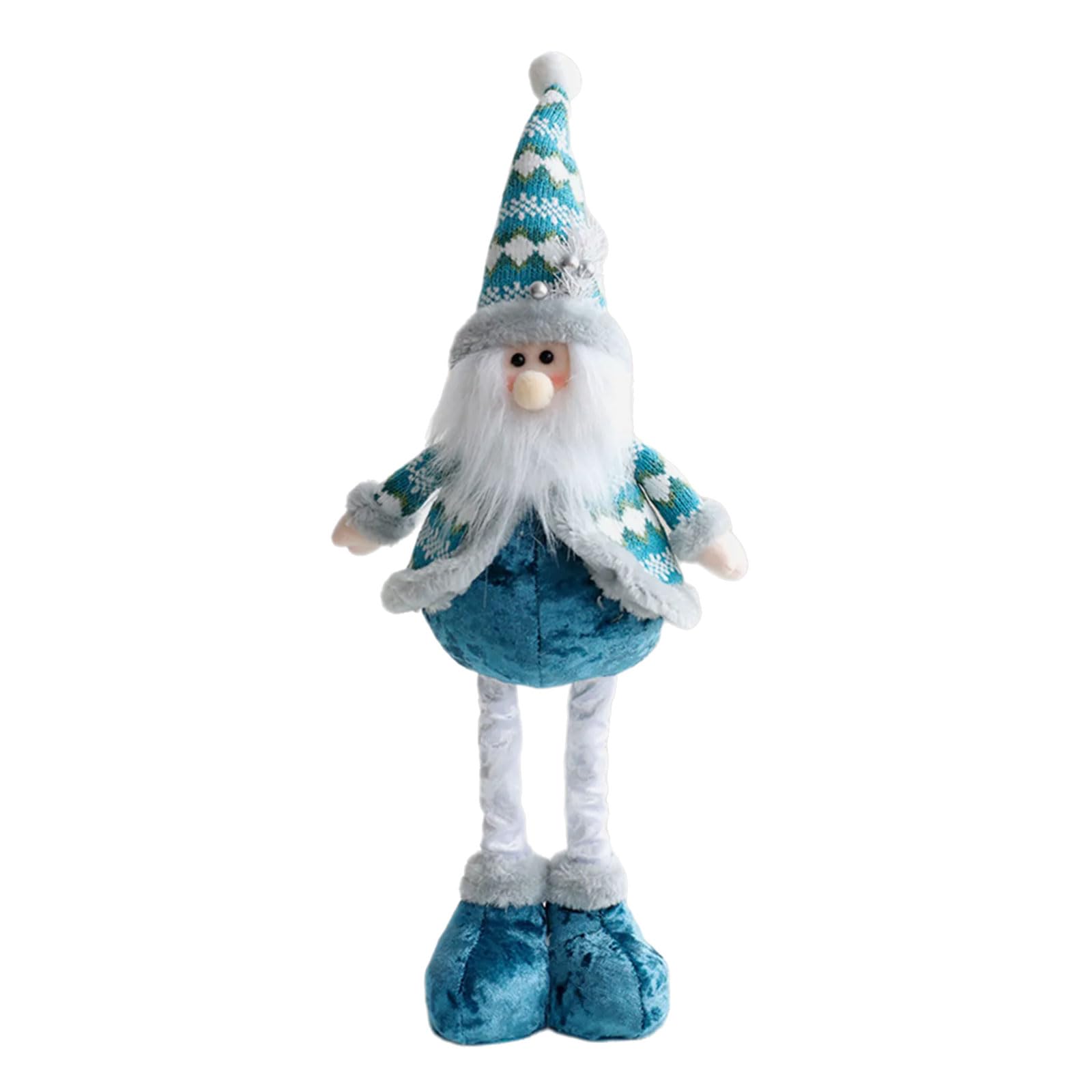 carotoe Iron and Nonwoven Fabric Christmas Characters Expandable Decorative Figurines Sturdy Structure Easy Setups Foldable Iron Craft Christmas Decoration