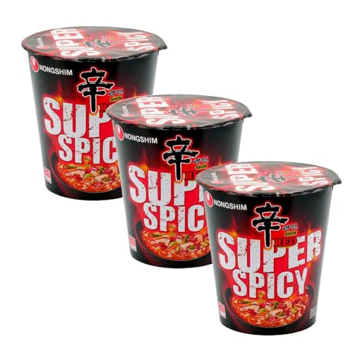 Fideos instantáneos súper picantes 68g - Pack 3 unidades (3x68g)