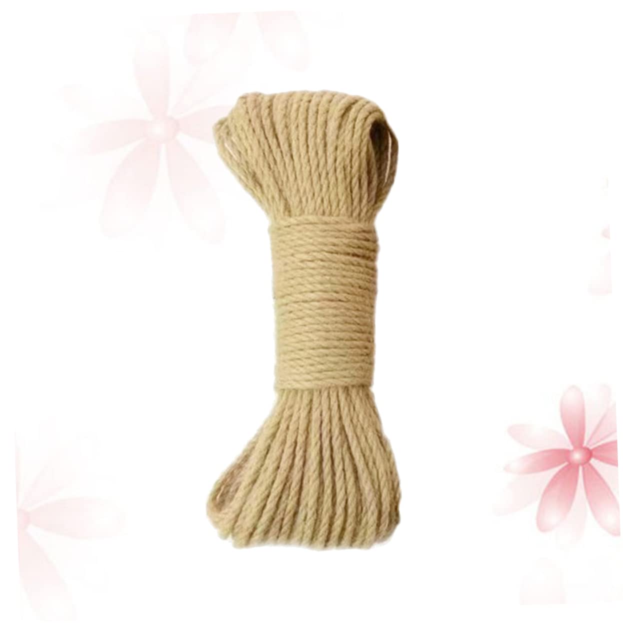 DOITOOL 30m Naturjuteseil Starkes Seil aus Jute für Handwerk Dekoration Gartenarbeit und Verpackungszwecke Biologisch Abbaubar Naturfarben