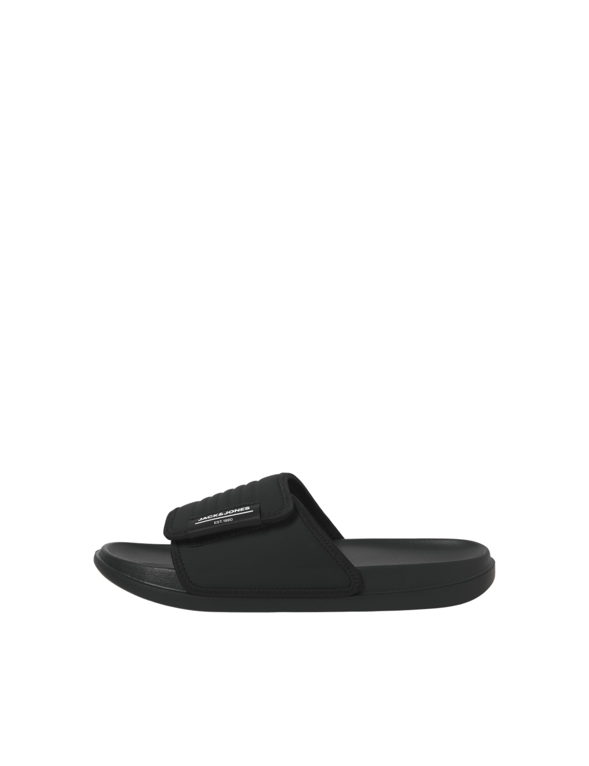 JACK & JONES Jfwnelsen Velcro Slider Charcoal