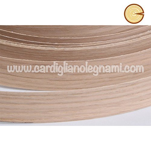Bordo in legno rovere precollato - larghezza 34 mm...