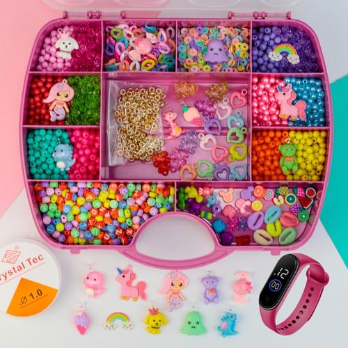 Kit De Miçangas Para Fazer Pulseiras Coloridas Artesanato
