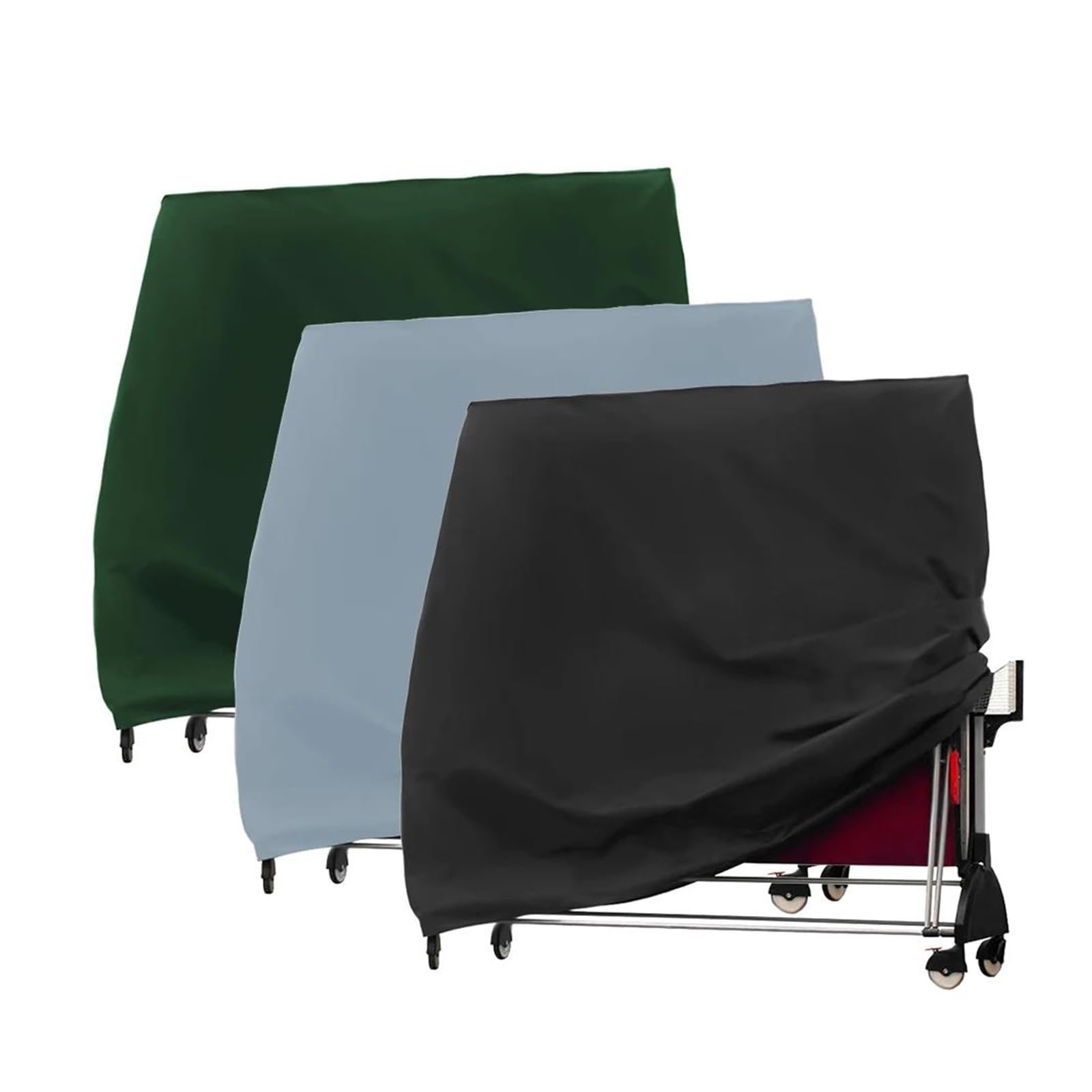 Copertura per Tavolo da Giardino in Tessuto Oxford Copertura Protettiva Per Tavolo Da Ping Pong Resistente, Impermeabile, Antipolvere, Per Riporre Tavoli Da Ping Pong Per Interni/esterni(Grigio)