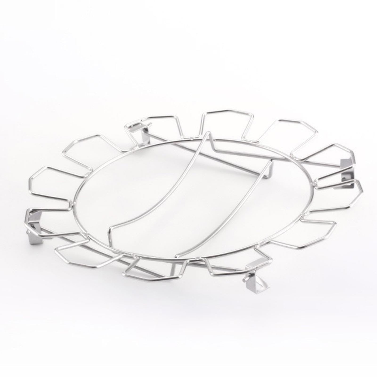 Estante para baquetas de pollo, estante de patas de pollo de acero inoxidable, estante vertical para asar pollo, soporte para herramientas de parrilla, estante redondo de acero inoxidable, estante
