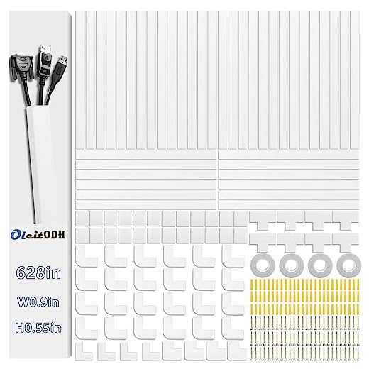 Cable Raceway Kit for Home and Office
