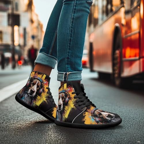 Binienty Barefoot Shoes Men Wide Toe Box High Top PU Minimalist Zero Drop Sneakers Outdoor Footwear3