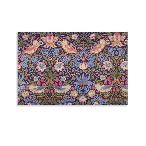 The Strawberry Thief toile William Morris déco chambre 40x60