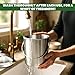 Utopia Kitchen Compost Bin for Kitchen Countertop, 1.3 Gallon Compost Bucket for Kitchen with Lid, Includes 1 Spare Charcoal Filter, Home Essentials - (Silver)