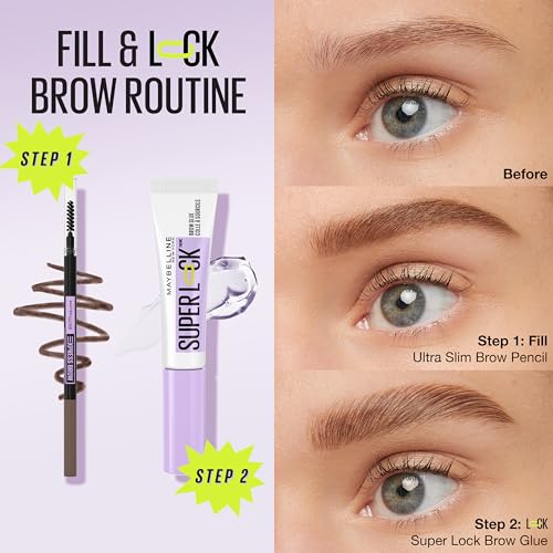 Maybelline New York Super Lock Brow Glue Kaş Sabitleyici Maskara