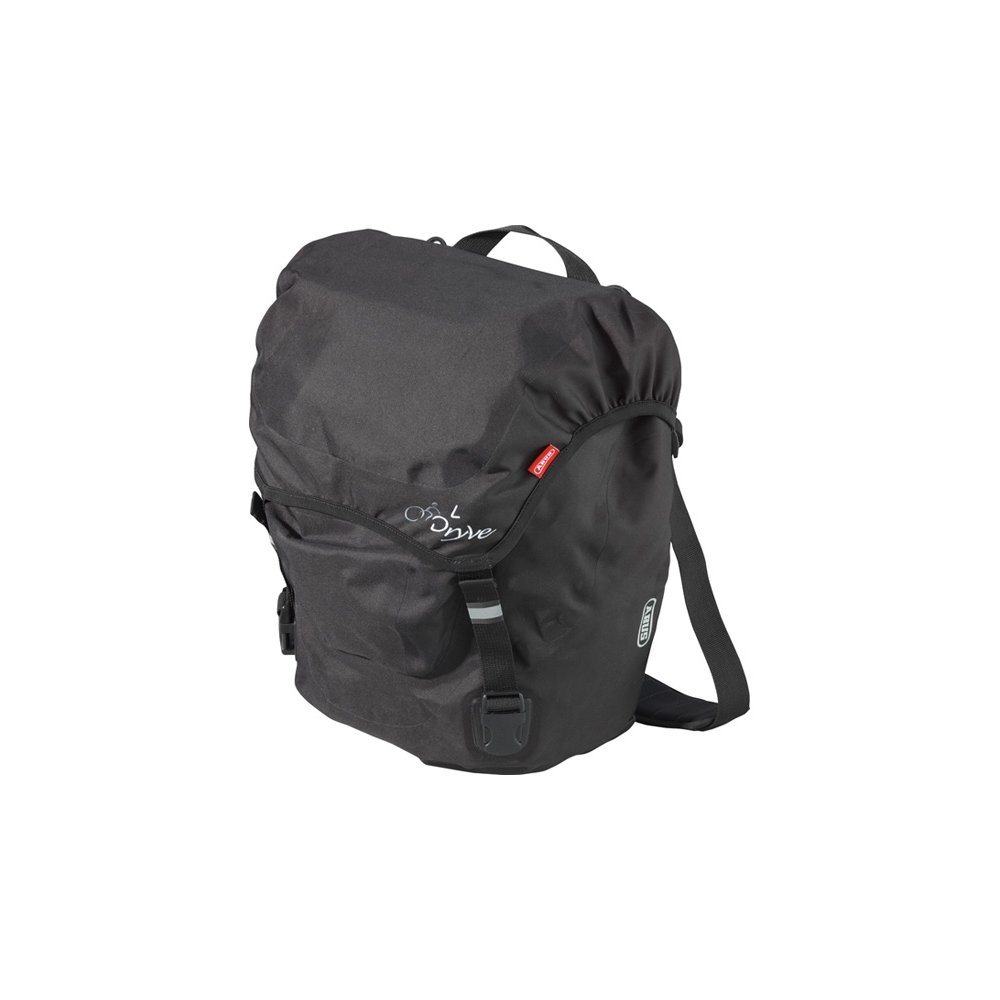 ABUS Wasserdichte Gepäckträgertasche Dryve ST 8515 KF L, schwarz, 32 x 41 x 17 cm (je Tasche), 51586-6 Sport & Freizeit