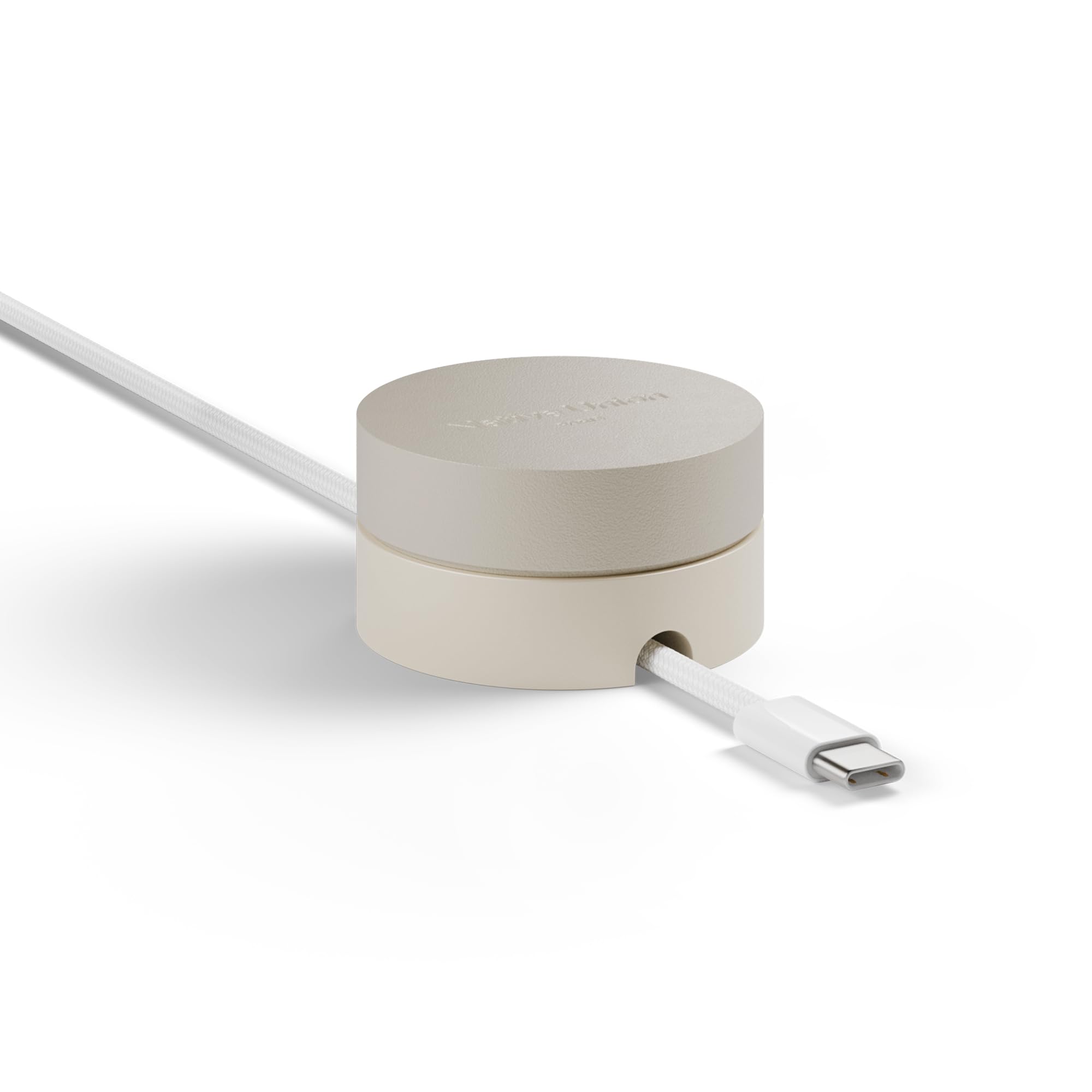 Native Union Weighter – Cable Weight/Holder Desk Accessory for Workspace or Nightstand – Non-Slip Cable Organizer – Metal and Silicone Design – For All Cables including USB-C & Lightning (Sandstone)