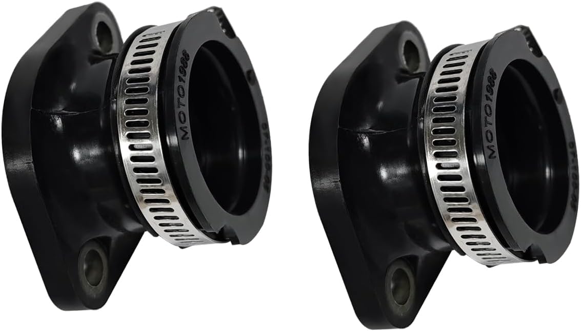 3083171 2Pcs Intake Manifold Boot Flange - Carburetor Flange Carb Intake Boot Fit for 1985-2000 Polaris Indy Trail 440 500 600 650-3083171 3084325