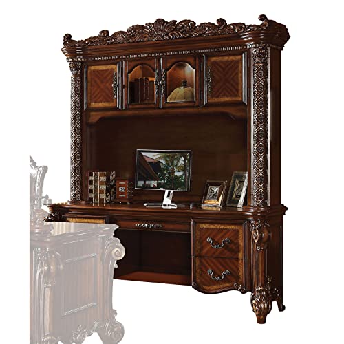 Acme Furniture Vendome Wood Computer Desk and Hutch Set in