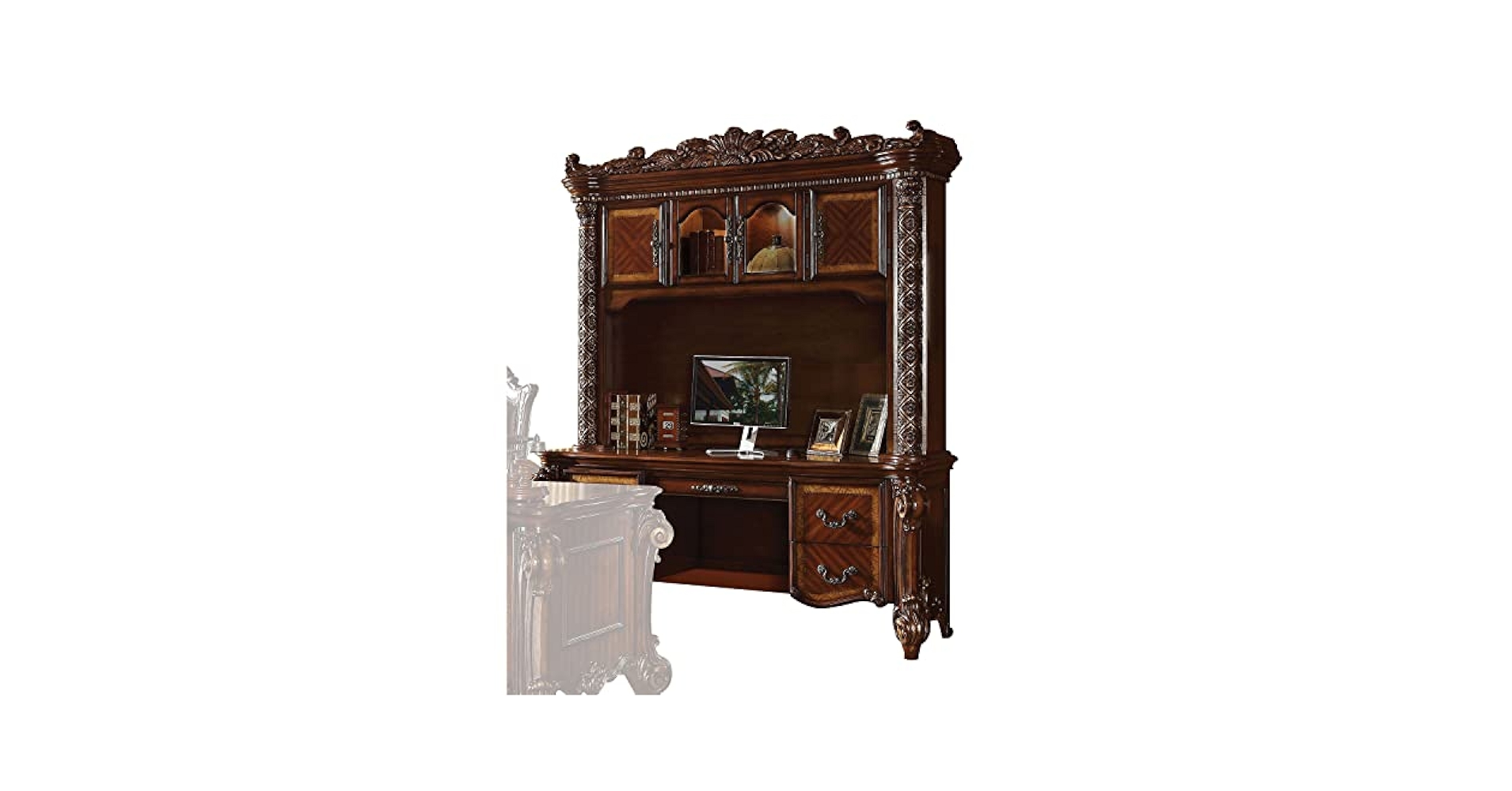 Amazon.com: Acme Furniture Vendome Wood Computer Desk and