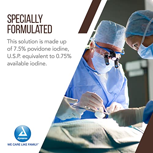Dynarex Povidone Iodine Scrub Solution 16 Oz #TOP4