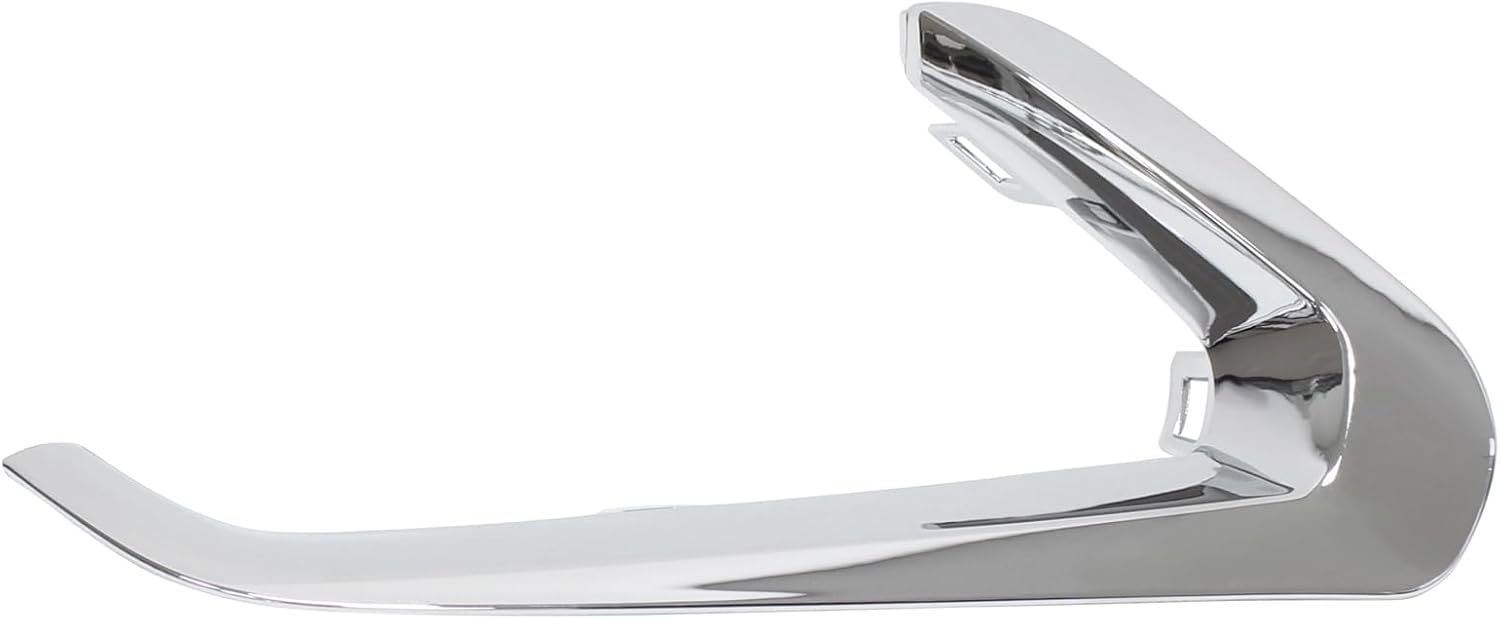 MOTOKU Front Driver and Passenger Side Fog Light Cover Trim Chrome for GMC Terrain 2018-2021