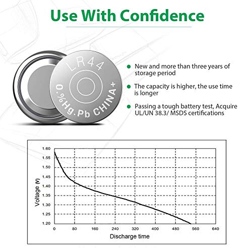 Licb 40 Pack Lr44 Ag13 357 303 Sr44 Batteries 1.5V Button Coin Cell Battery #TOP2