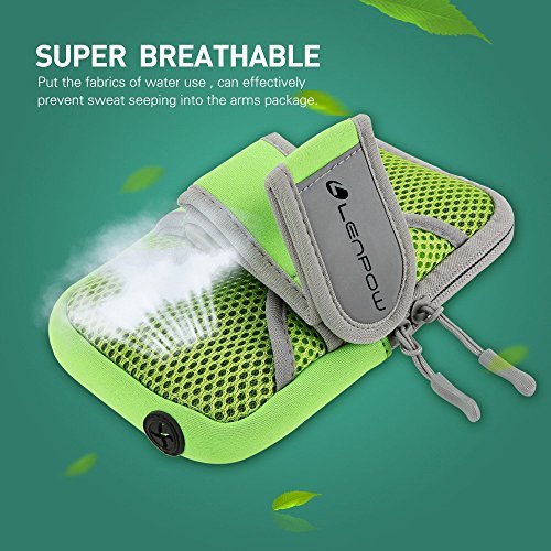 Lenpow 2 Pack Multifunctional Outdoor Sports Armband Sweatproof Running Armbag Casual Arm Package Bag Gym Fitness Cell Phone Bag Key Holder For Iphone 14 13 12 Max Pro Plus Samsung Galaxy Note S22 S21 #TOP4