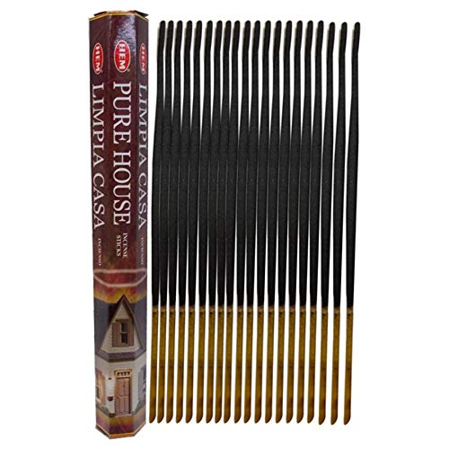 Pure House - 20 Stick Hex Tube - HEM Incense