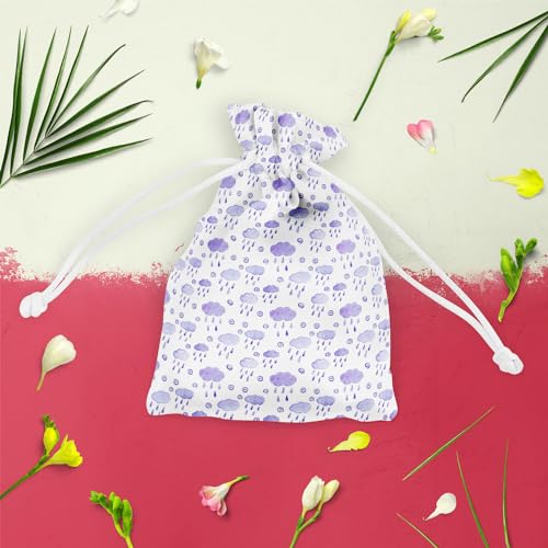 Image of ArtzFolio Watercolor Drops D3 | Pouch Wrist Potli Bag | Bag for Weddings & Casual Parties
