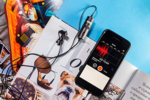 Image of (Refurbished) Boya BYM1 Omnidirectional Lavalier Condenser Auxiliary Microphone With 20 Ft Audio Cable (Black)