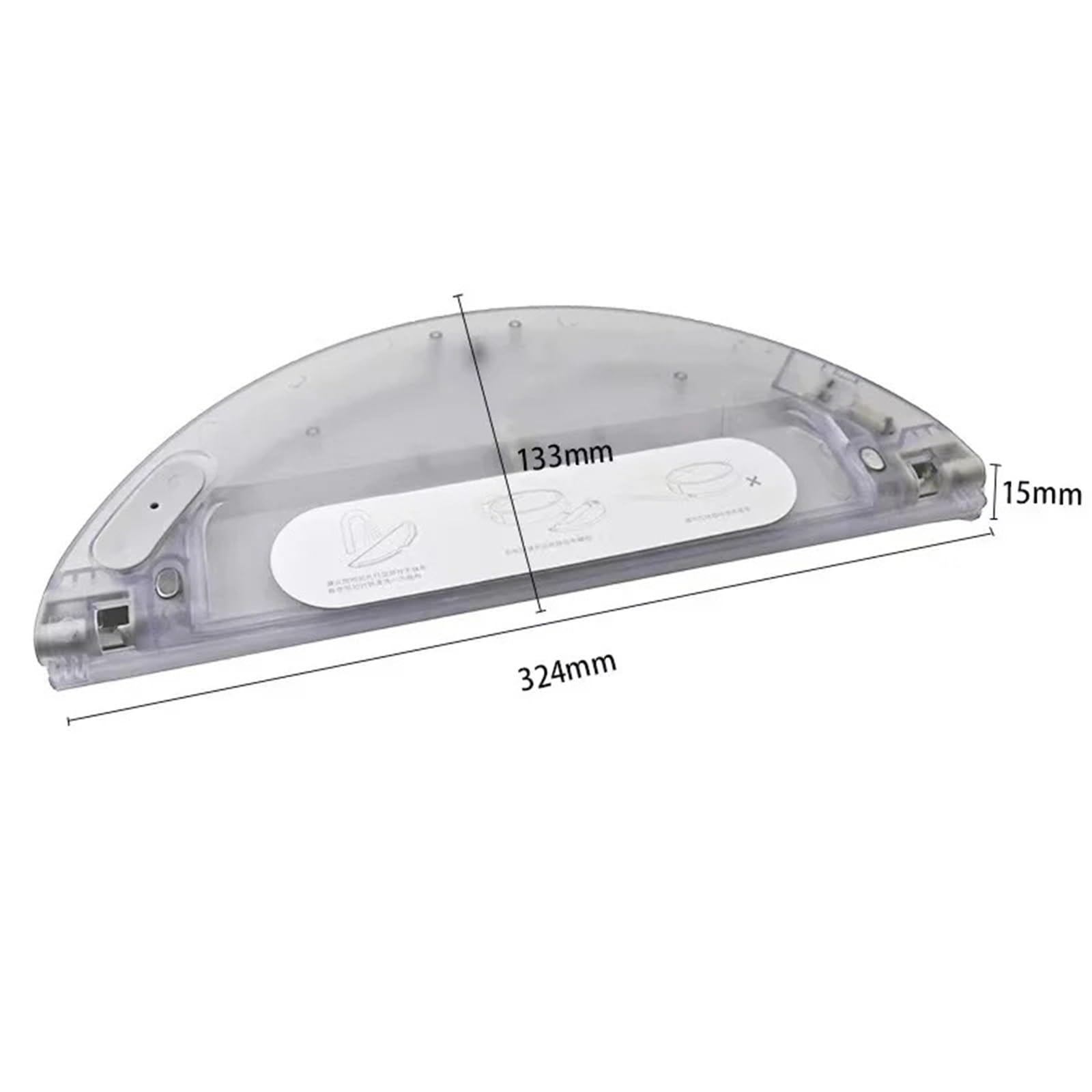 Compatible con Dreame, Accesorios For Robot Barredor F9, Tanque De Agua con Control Eléctrico Especial, Nuevo Tanque De Agua.(2pcs Tank White)