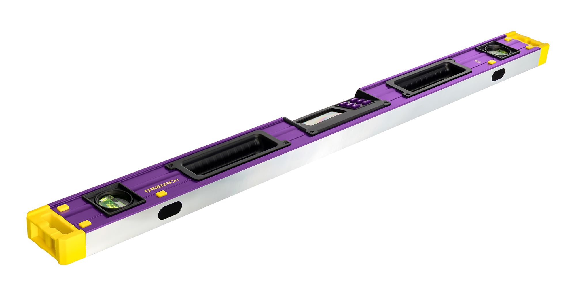 Verk LY80 Poziomica Cyfrowa Kątomierz z Ekranem LCD | 0–360° Magnetyczny Czujnik Nachylenia, 2 Libelle, Dokładność ±0.1°, 4 Tryby, Hold, Budowa, DIY, Drewno