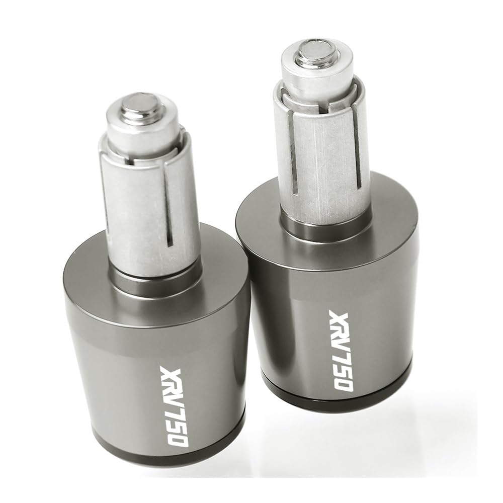 Empuñaduras de moto de 22mm antivibración y tapones finales para Honda XRV 750