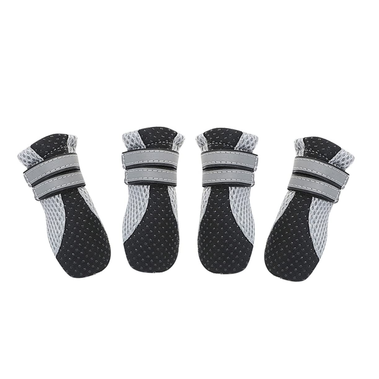 minkissy 12 Pièces Chaussures de Chien euh Chaussures Bottes imperméables pour Chien Chiens Chats Animaux de Compagnie Bottes antidérapant des Bottes
