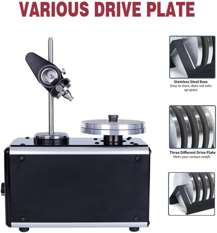 GEMKIT Pneumatic Jewelry Engraver Machine Dual-Head 400-8000 RPM Manually Adjustable Rotational Speed for Jewelry Making Metal Processing Pneumatic Impact Engraver HH-GM01