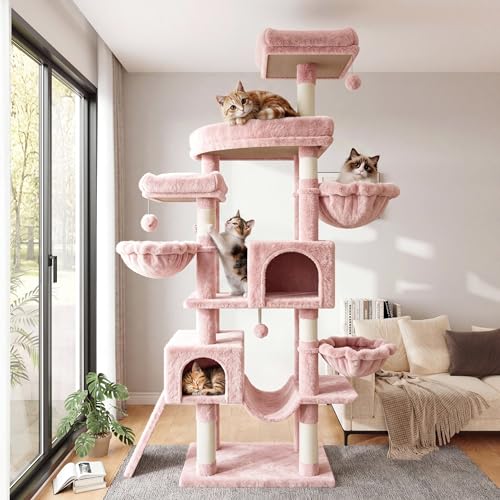 Torre para gatos SHA CERLIN 82 pulgadas multi-niveles miniatura 2