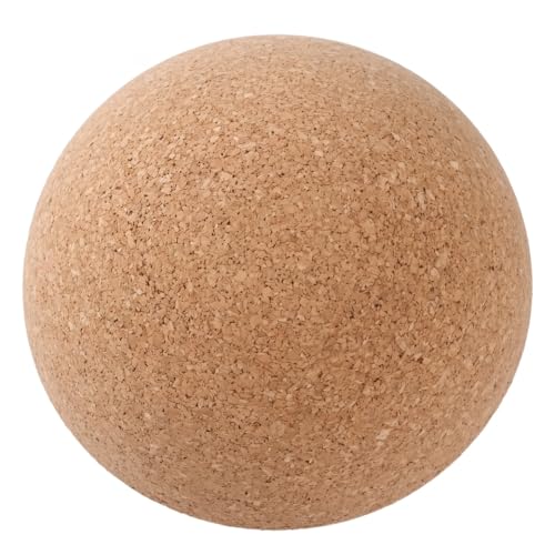 Media pelota de equilibrio antideslizante de 11, 8x3, 9 pulgadas, bloques de yoga de corcho natural para yoga y fitness, 30cm x 10cm