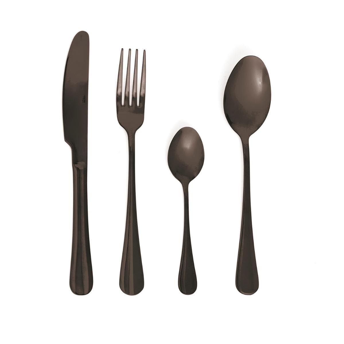 Ménagère de couverts en acier inoxydable 24 pièces 26 cm Quid Celebrart pour service de table