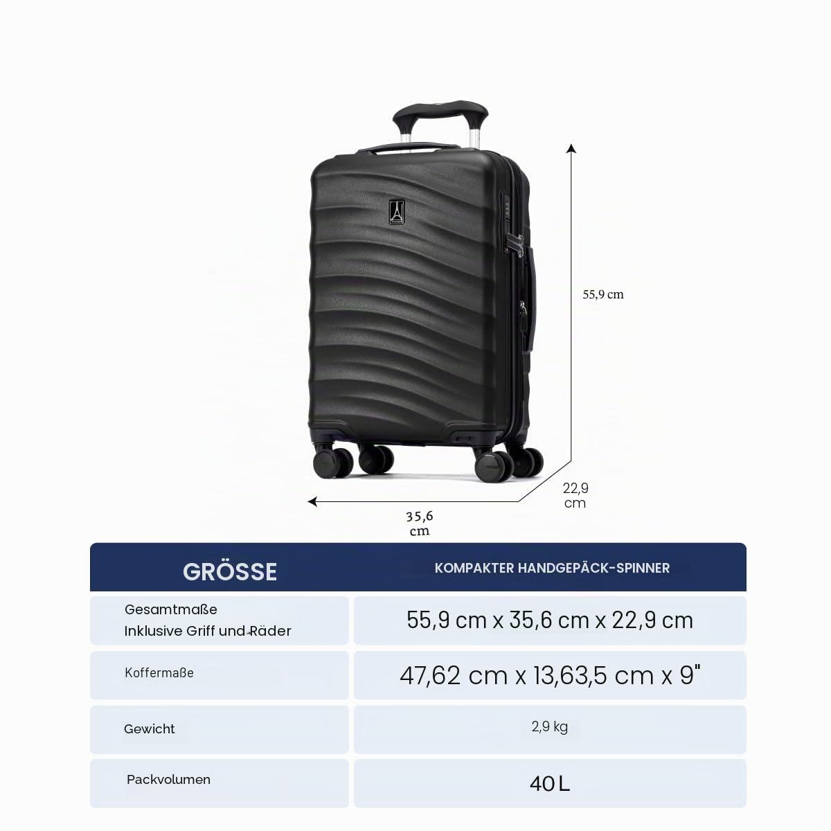 Travelpro Maxlite Air V2 Hartschalenkoffer mit Erweiterungsfunktion