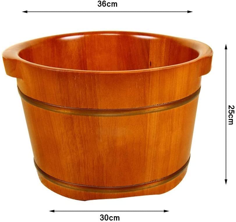Cubo de Madera para Spa de Pies, Baño para Pies Talla A miniatura 7