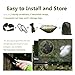 AWHZngE Camping Hammock with Mosquito Net&Rainfly Tent Tarp Tree Straps,Portable Nylon Hammock Tent for Camping Hiking Backyard Travel for Terrace, Outdoor(Camou and Camou)