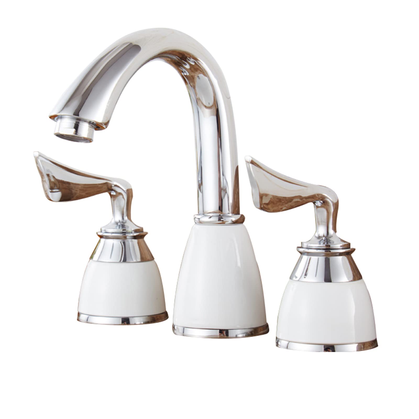 Mitigeur de lavabo à trois trous pour rénover un meuble ancien