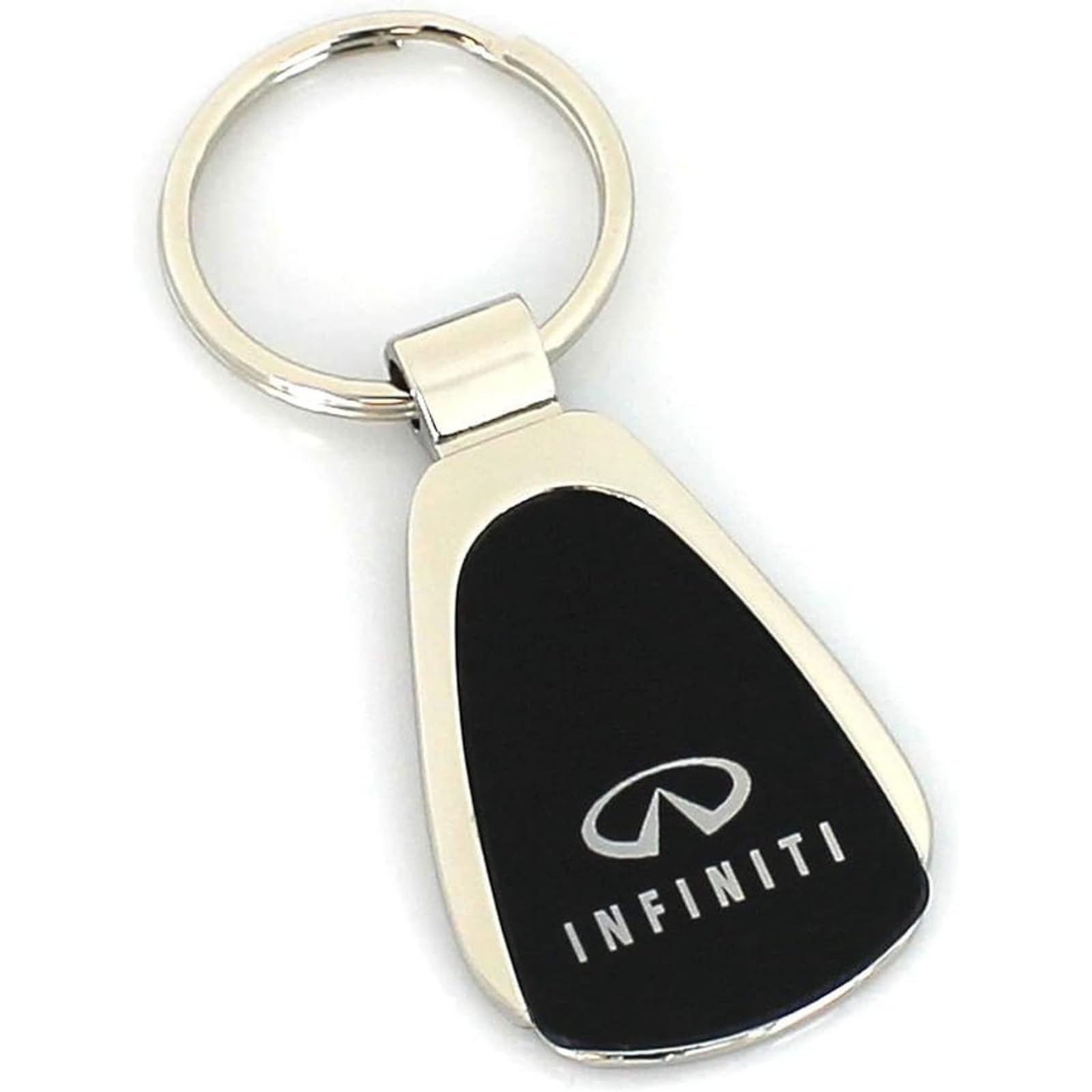 AU-TOMOTIVE GOLD, INC. Officially Licensed Black Teardrop Key Chain for Infiniti