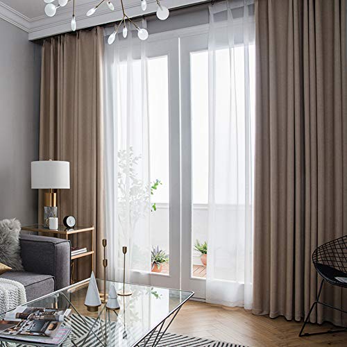 Cortinas opacas para eliminar los reflejos de luz molesta en la sala de estar 2