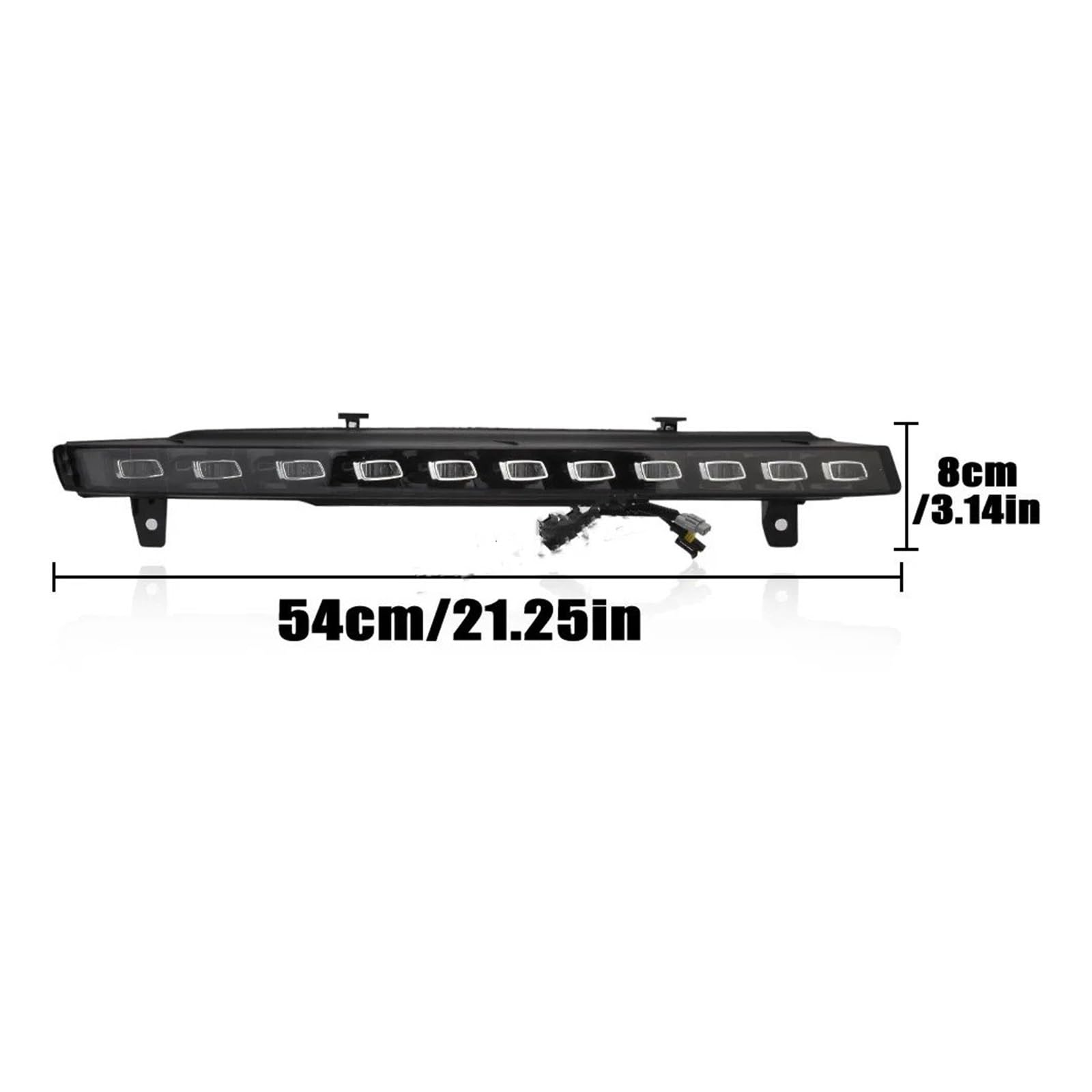 Luz LED De Circulación Diurna Para Q7 2010 2011 2012 2013 2014 2015 Dinámica Amarilla Intermitente DRL Impermeable 12 V Antiniebla Intermitentes Laterales Para Automóviles